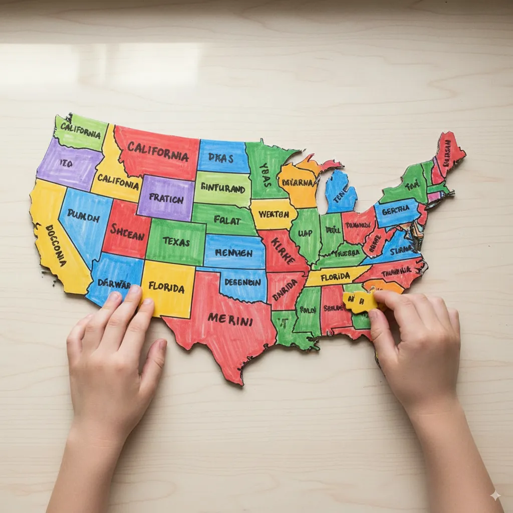 Geography Puzzle Success