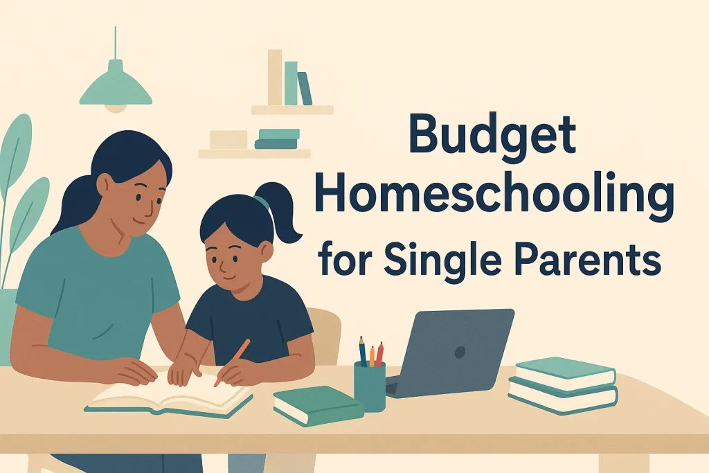 Budget Homeschooling for Single Parents