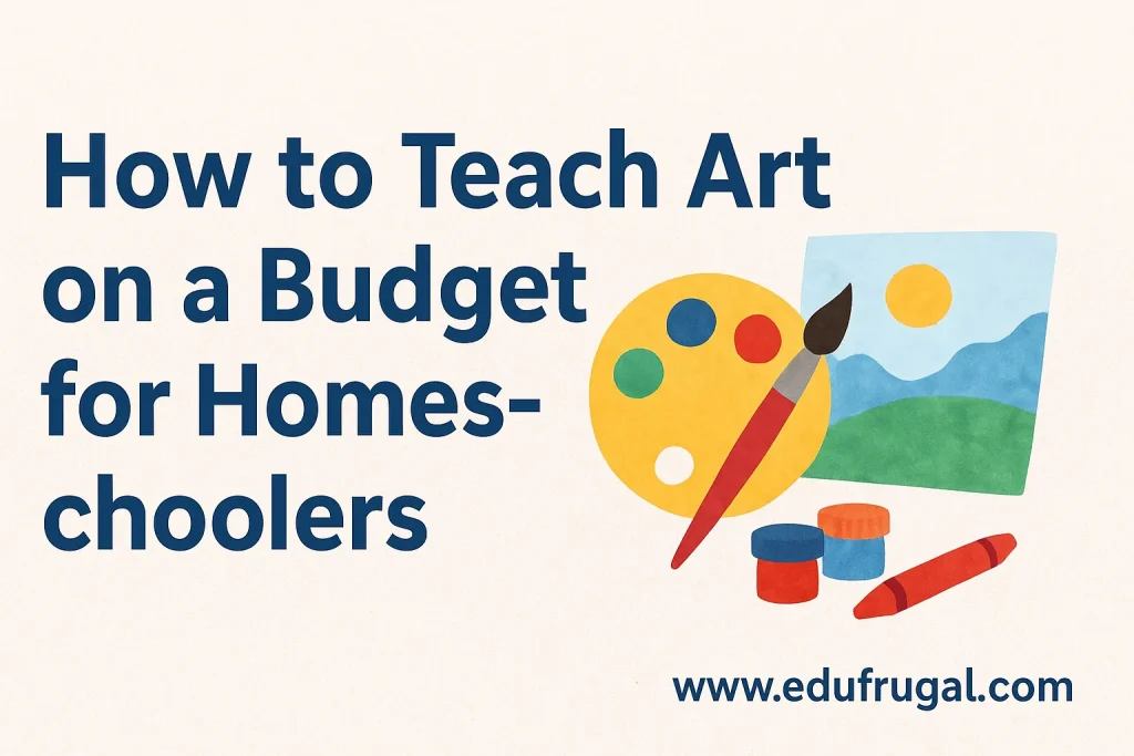 Affordable and Creative Budget Homeschool Art Projects for Kids