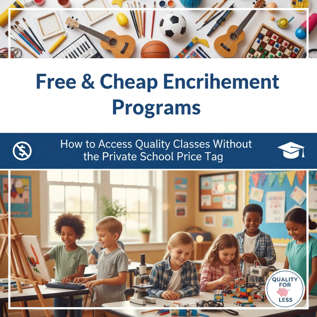 Free & Cheap Enrichment Programs: How to Access Quality Classes Without the Private School Price Tag