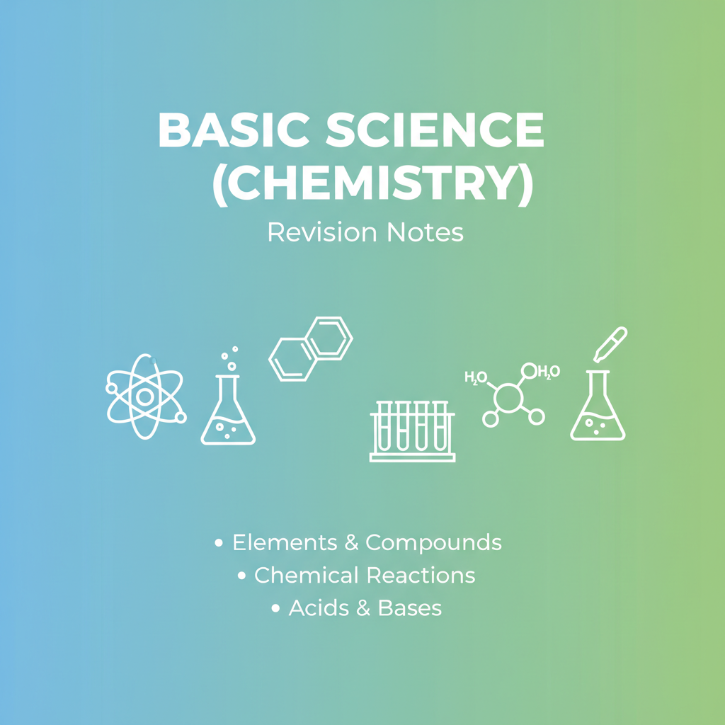 Basic Chemistry: Revision Notes - EduFrugal