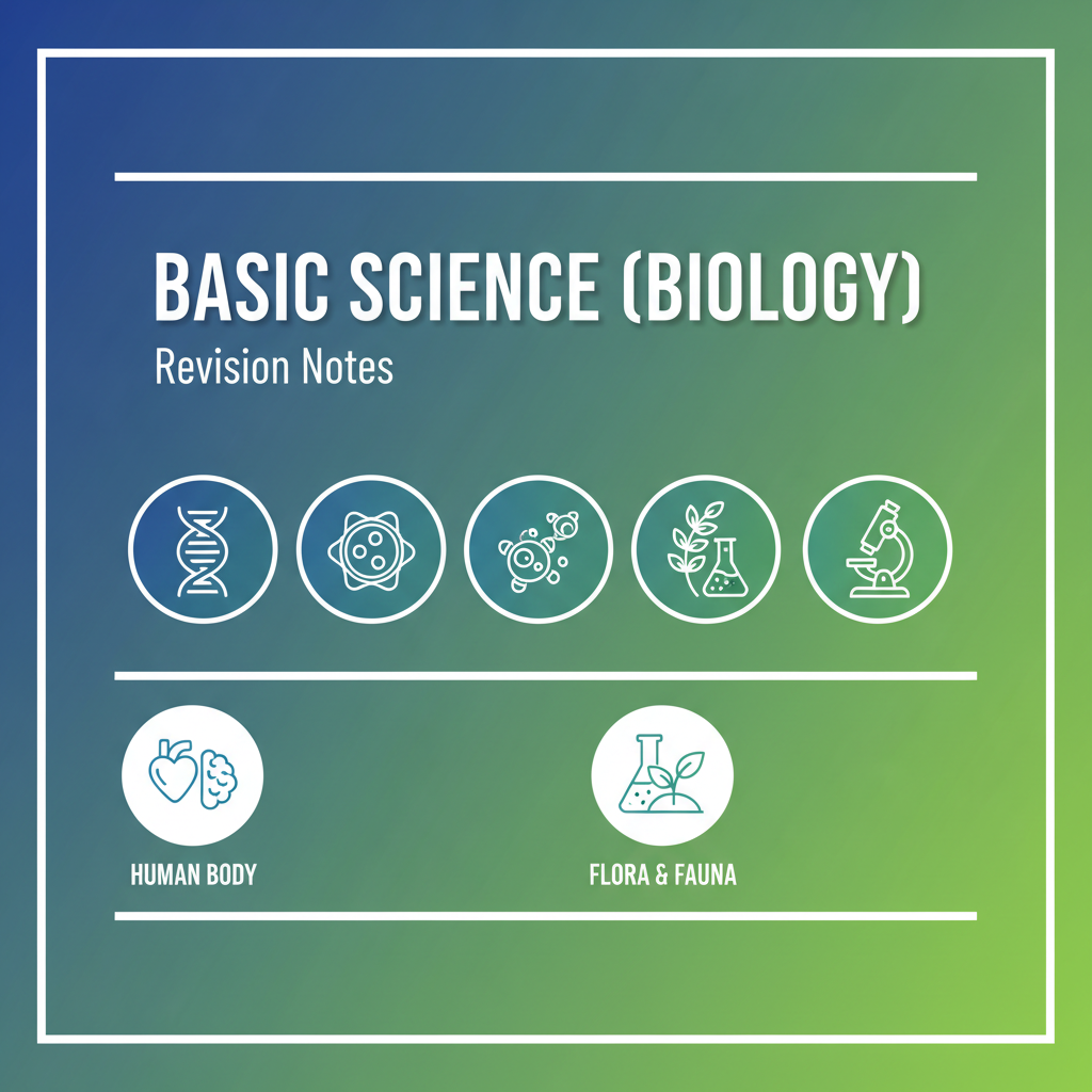 Basic Science (Biology) Revision Notes - EduFrugal
