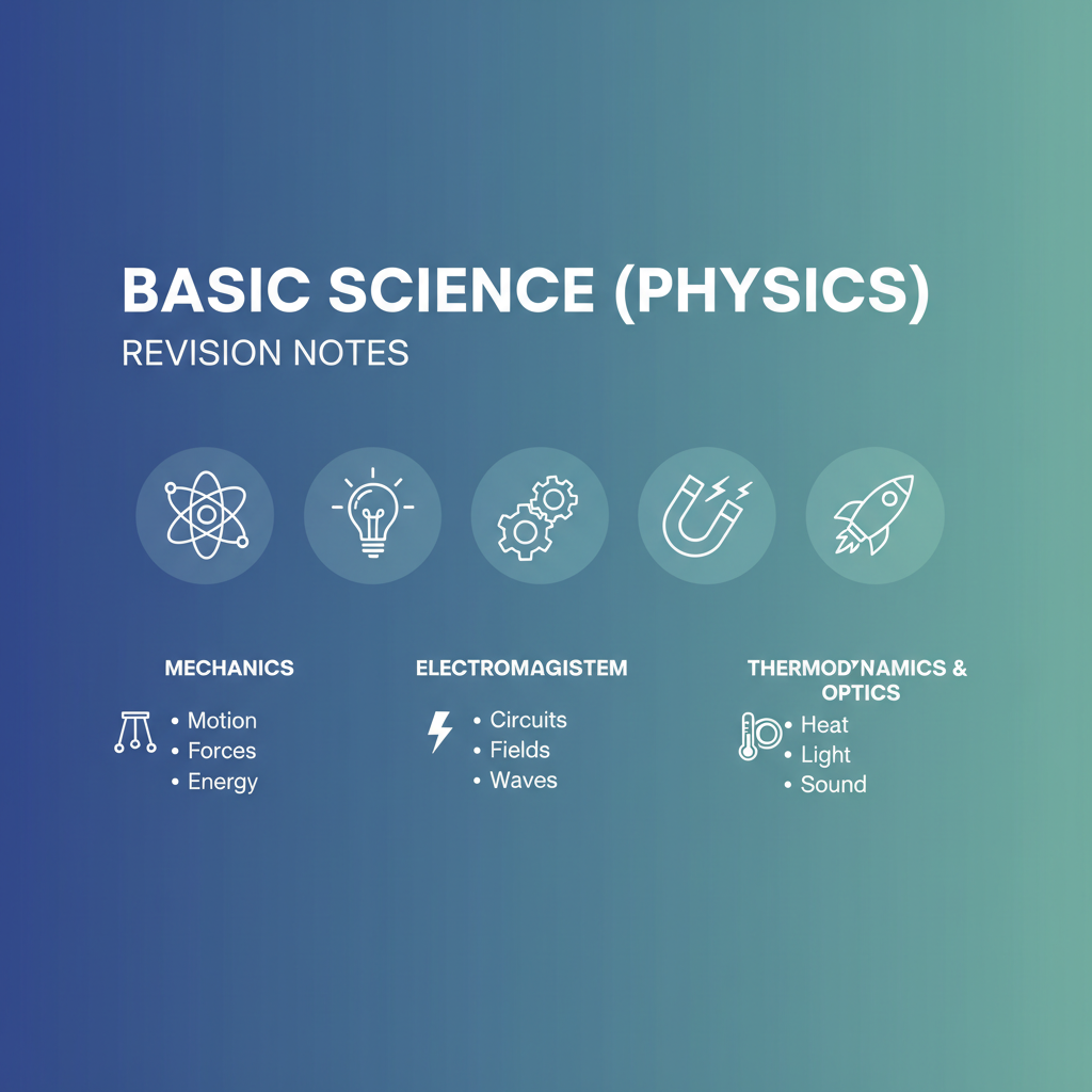 Basic Science (Physics) - Concise Revision Notes for Forester Exam - EduFrugal