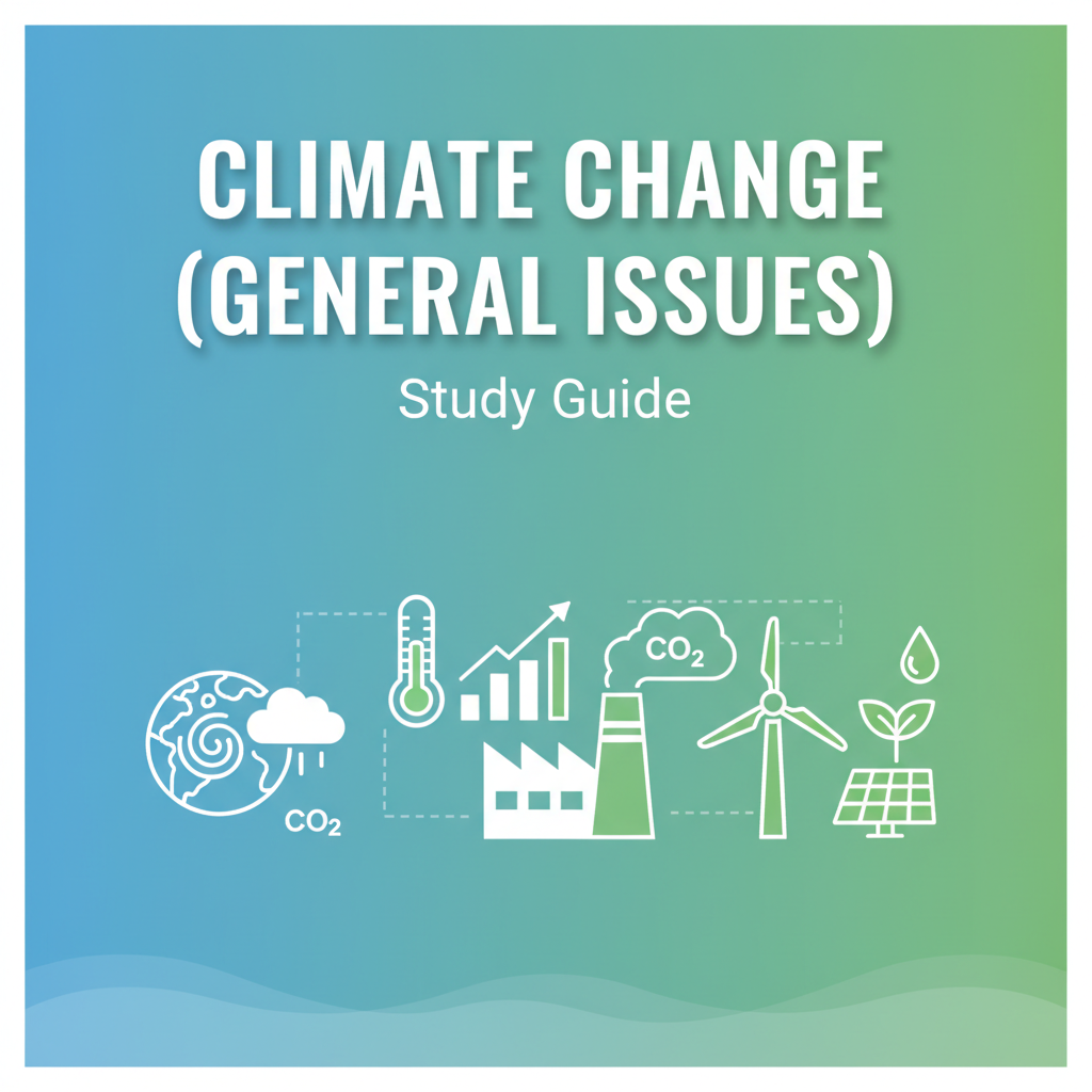 Climate Change: A Comprehensive Guide for Competitive Exams (Forester & JKSSB) - EduFrugal