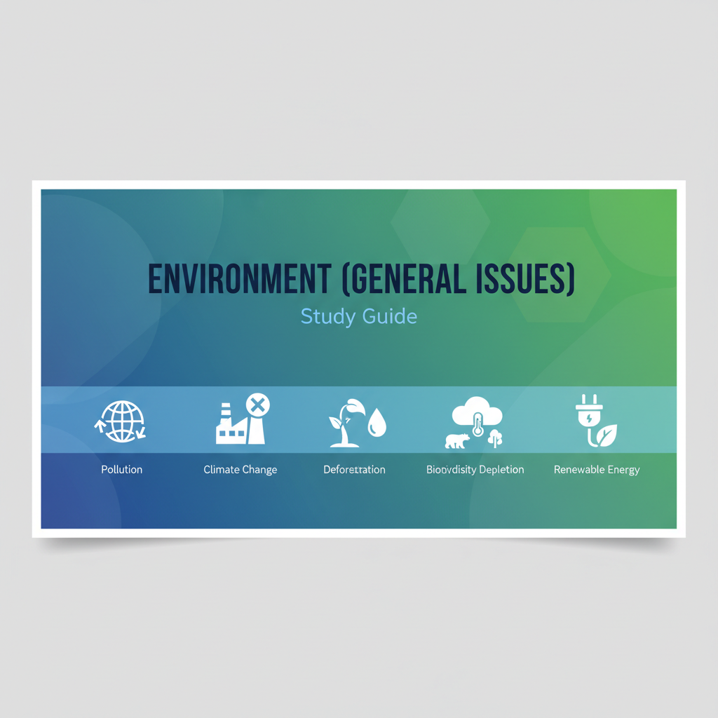 Environment (General Issues) - Complete Guide for JKSSB & Competitive Exams - EduFrugal