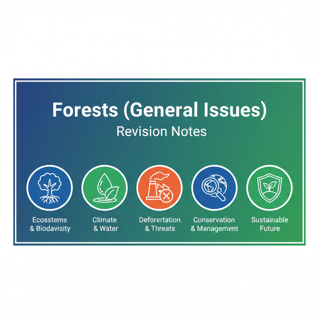 Forests: Essential Revision Notes for JKSSB & Forester Exams - EduFrugal