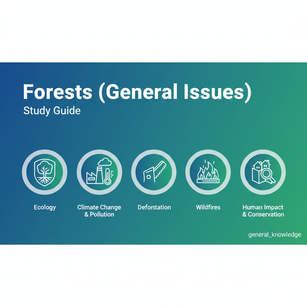 Forests: Understanding a Vital Resource (General Issues for Competitive Exams) - EduFrugal