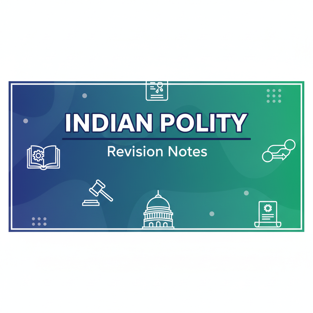 Indian Polity: Concise Revision Notes for JKSSB Forester & Similar Exams - EduFrugal