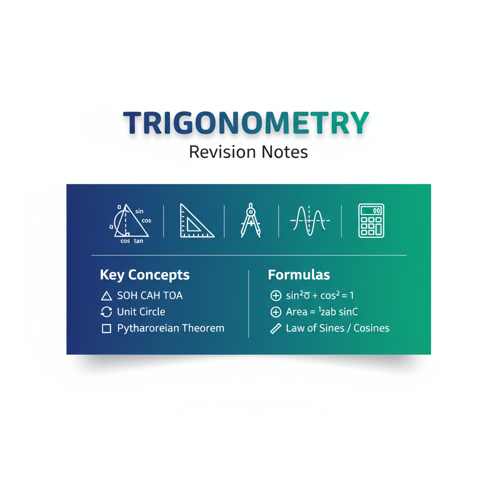 Trigonometry for JKSSB Forester Exam: Revision Notes - EduFrugal