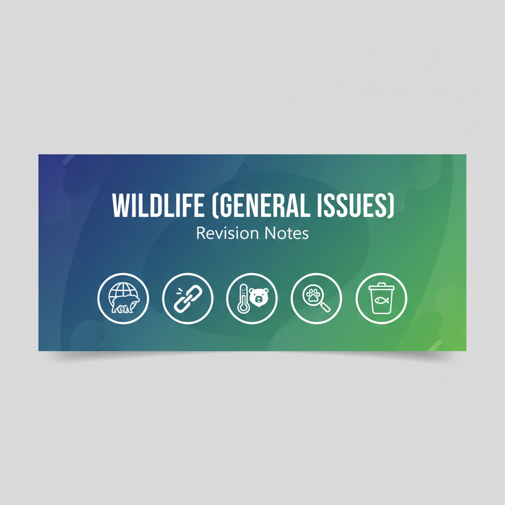 Wildlife: Concise Revision Notes (Forester Exam - Section C) - EduFrugal