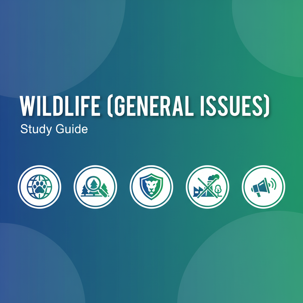 Wildlife (General Issues): A Comprehensive Guide for JKSSB and Forester Exams - EduFrugal